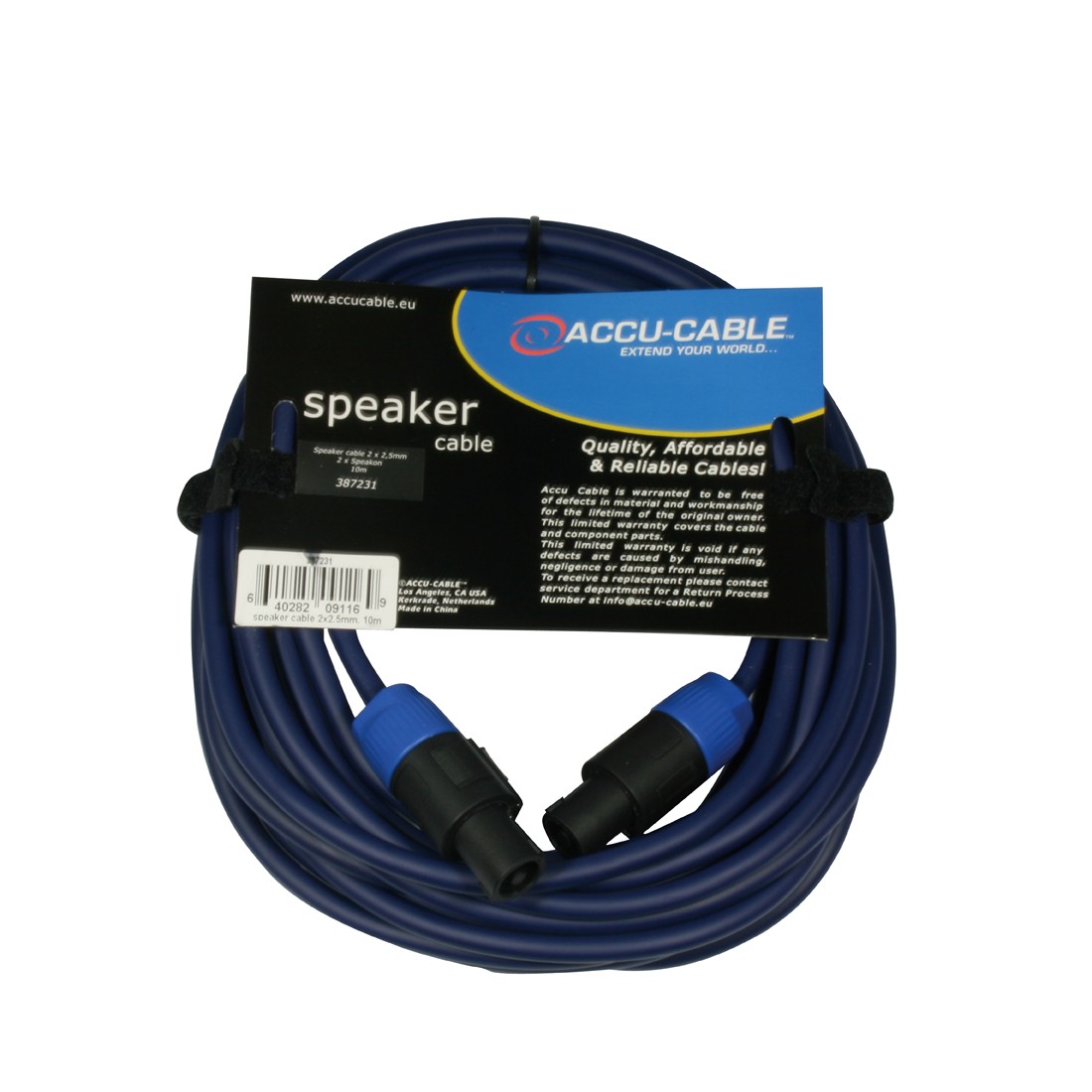 Accu-Cable - Speaker cable - 2x 2,5mm² - 10m