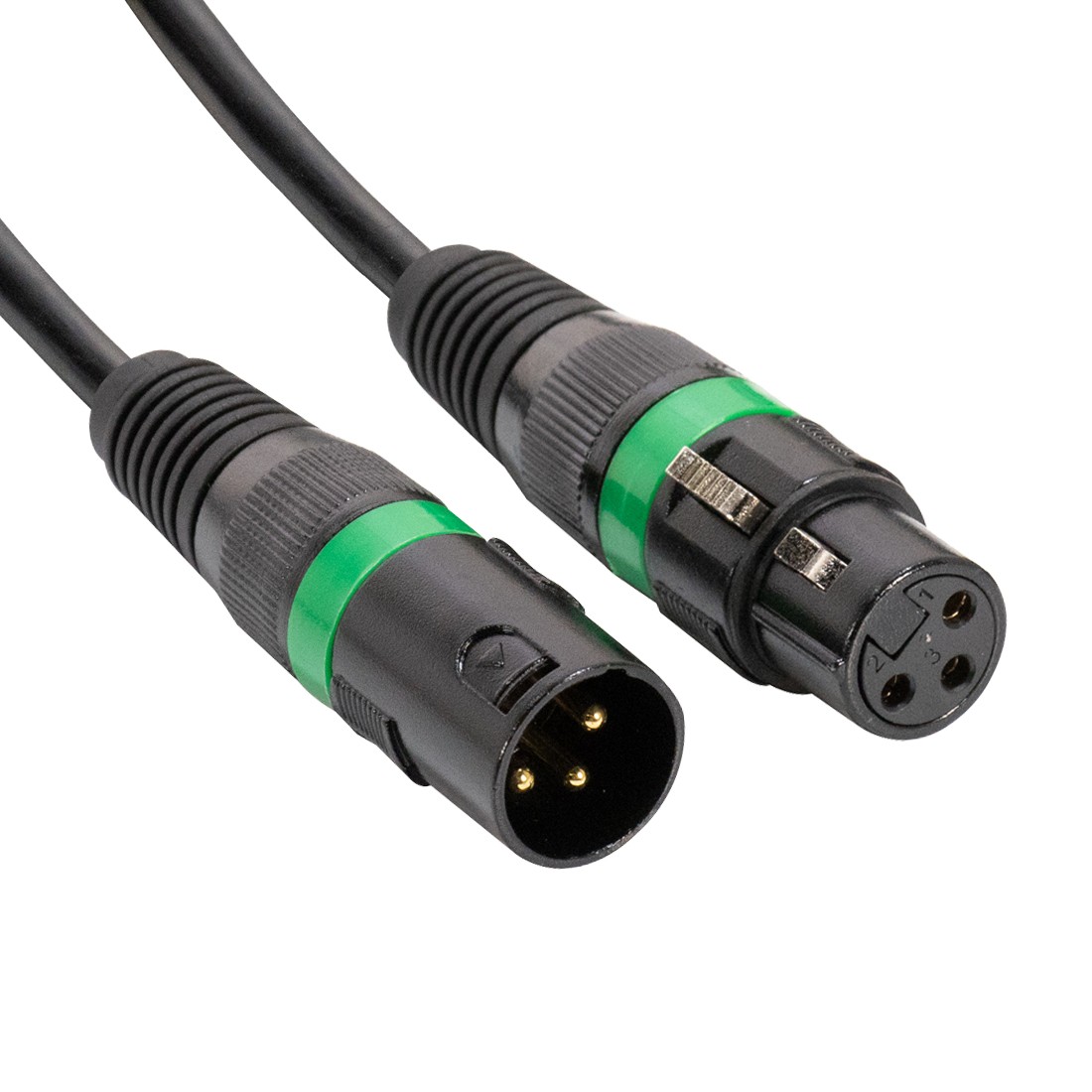 Accu-Cable - DMX Kabel - XLR 3pin male - XLR 3pin female - 5 m
