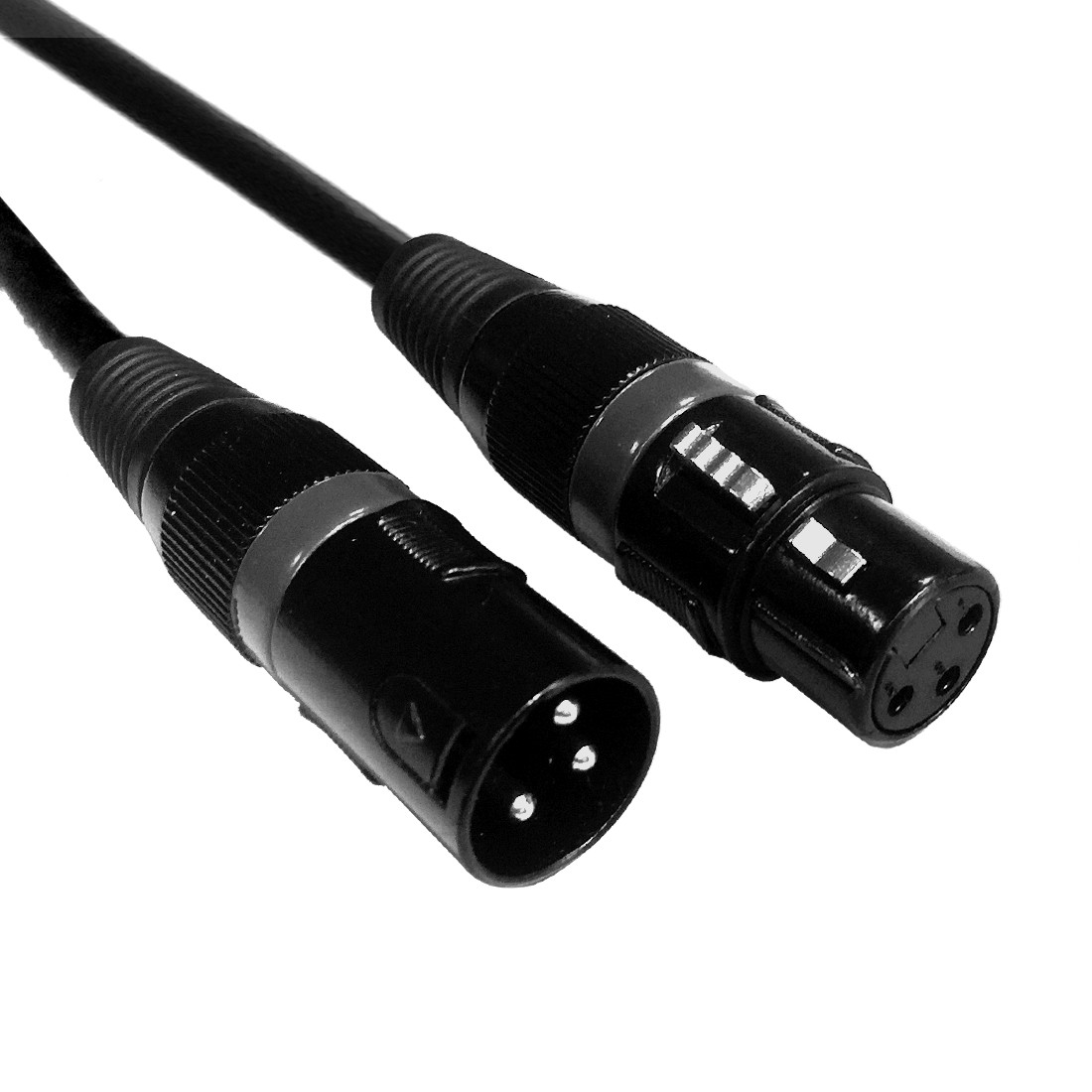 Accu-Cable - DMX Kabel - XLR 3pin male - XLR 3pin female - 15 m
