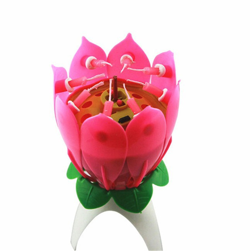 Musical kaars - Lotus Flower