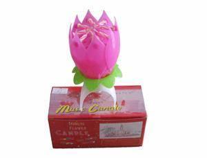 Musical kaars - Lotus Flower