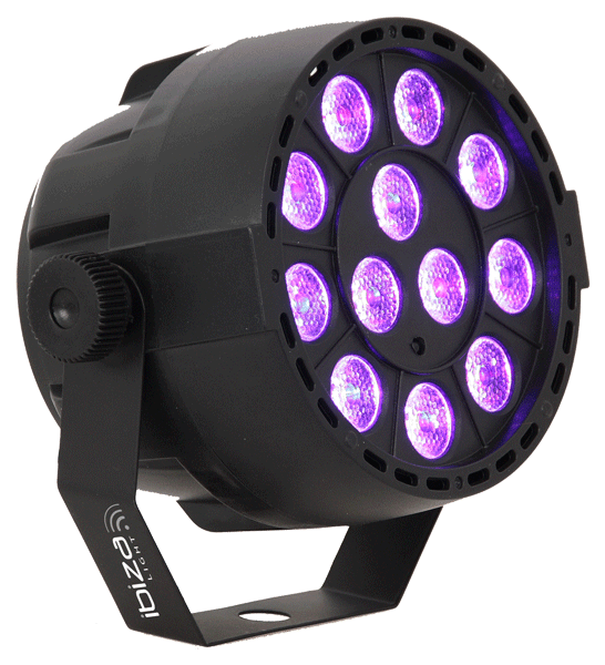 Ibiza Light - Projecteur LED UV - 12x 2W