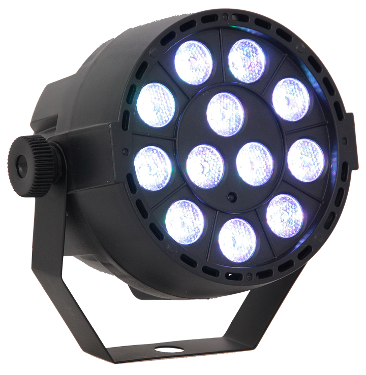 Ibiza Light - Projecteur LED - 12x 3W - RGB avec batterie