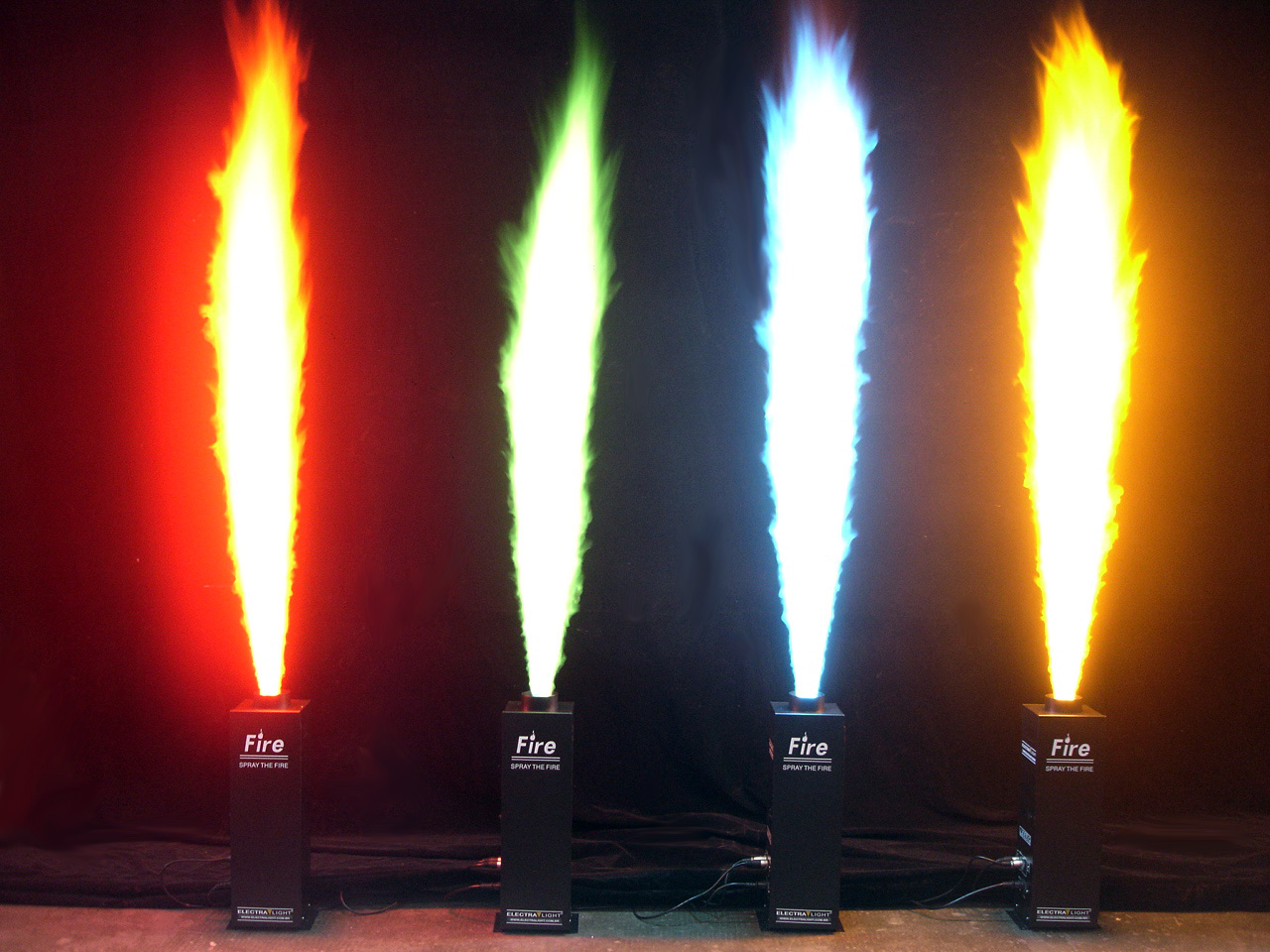 Stage Effects - Fire Machine 4 colors