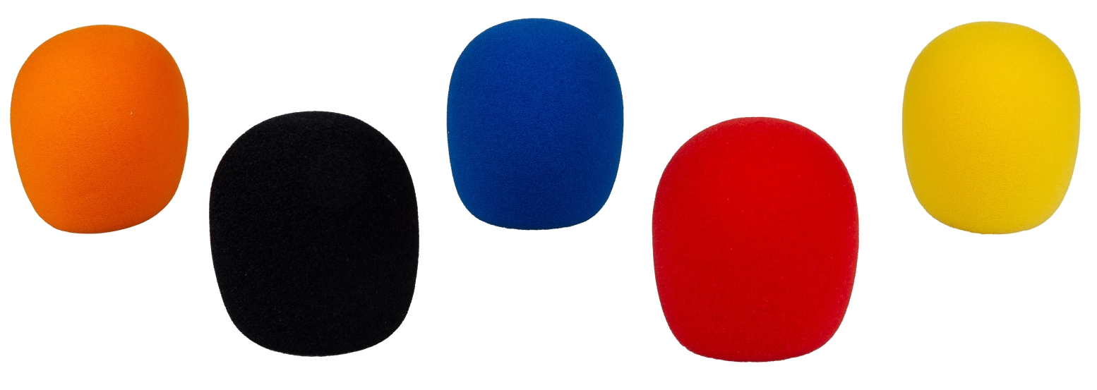 Set de bonnettes pour micro multicolore 5 pièces