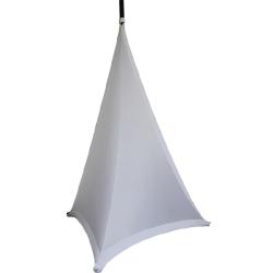 Cover stand lycra - wit - 3 kanten - 70cm