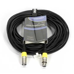 Accu-Cable - Câble XLR 3pin mâle - XLR 3 pin femelle - 20 m