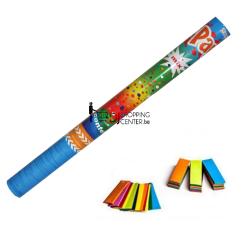 Canon à confettis - 60cm - Multicolore