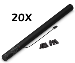 Magic FX - EC04BL - 20x Electric confetti cannon - 80cm - Black