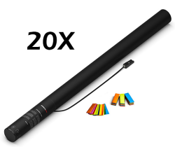 Magic FX - EC04MC - 20x Electric confetti cannon - 80cm - Multicolour