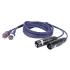 DAP Audio - 2 RCA Male L/R > 2 XLR/M 3p - Kabel 3 m