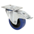 Adam Hall - Roulette pivotante avec frein - bleu - 100mm