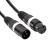 Accu-Cable - DMX Cable - XLR 3pin male - XLR 3pin female - 3 m