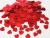 Magic FX - HC03RDH - Canon &agrave; confettis manuel - 50cm - Confettis coeurs - Rouge