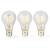 Nedis - Ampoule LED E27 - 4W - Blanc chaud - Boite de 3 pi&egrave;ces