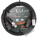 Hilec - COMBI CABLE IEC/XLR - DMX - 1,3M