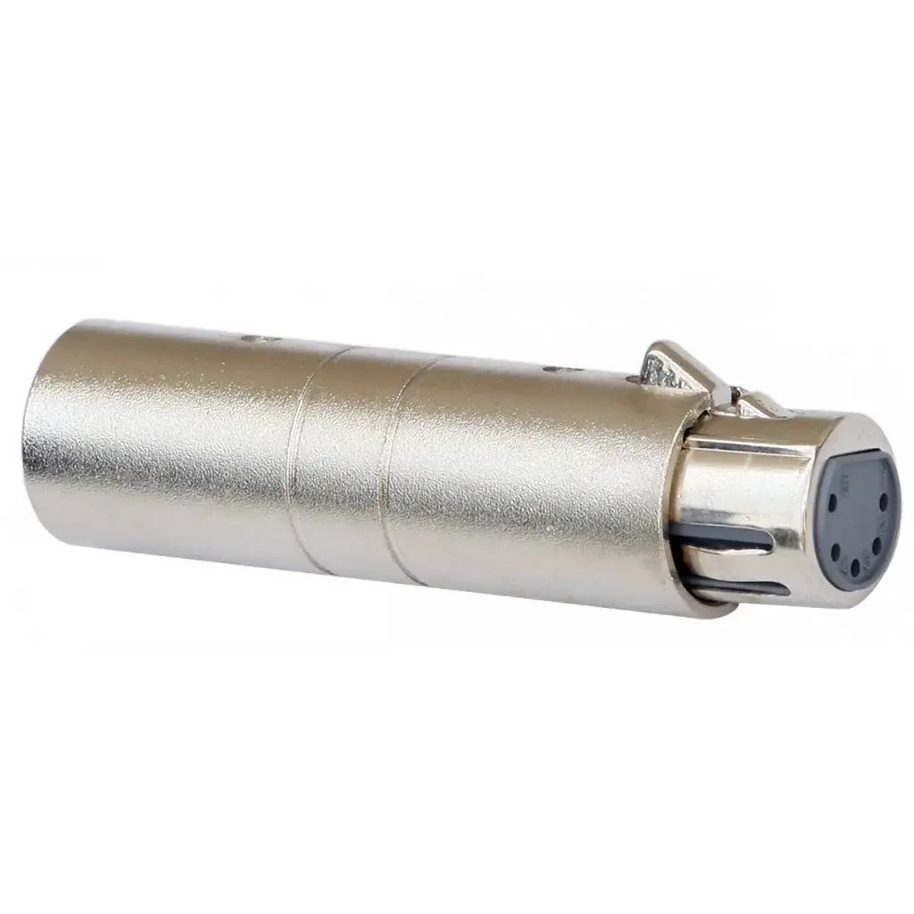 Hilec - Adapter XLRmale 3P / XLRfem 5P