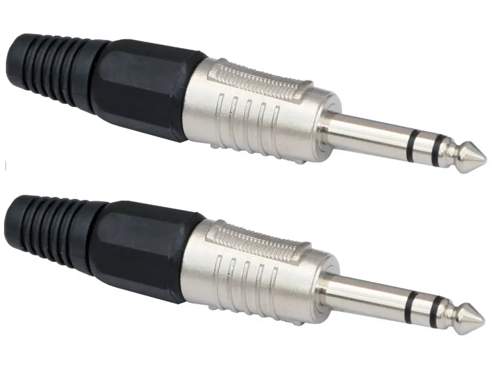  JB Systems - Jack Stéréo/TRS 6,3mm - 2 pièces