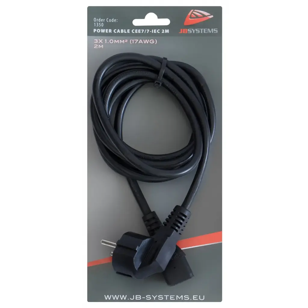 Hilec - POWER CABLE CEE7/7-IEC 2M