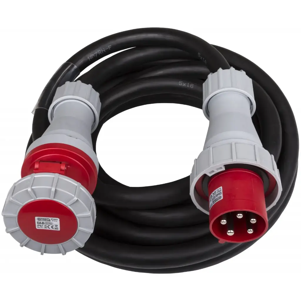 Hilec - CEE-CABLE-63A-5G16-10M
