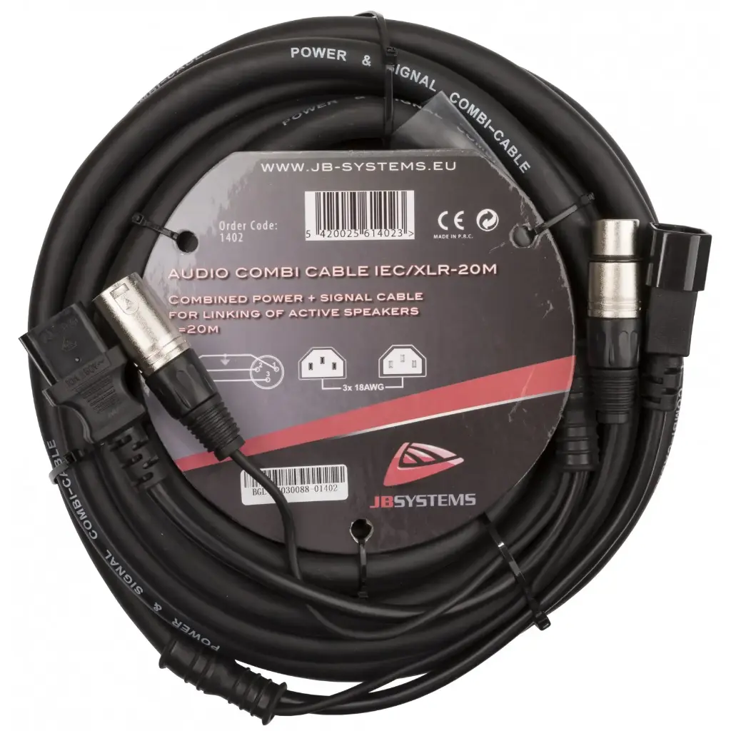 Hilec - AUDIO COMBI CABLE IEC/XLR-20M