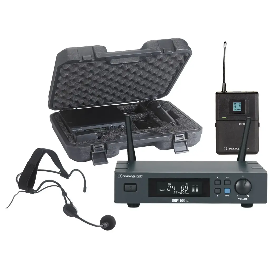 Audiophony - PACK-UHF410-Head-F5