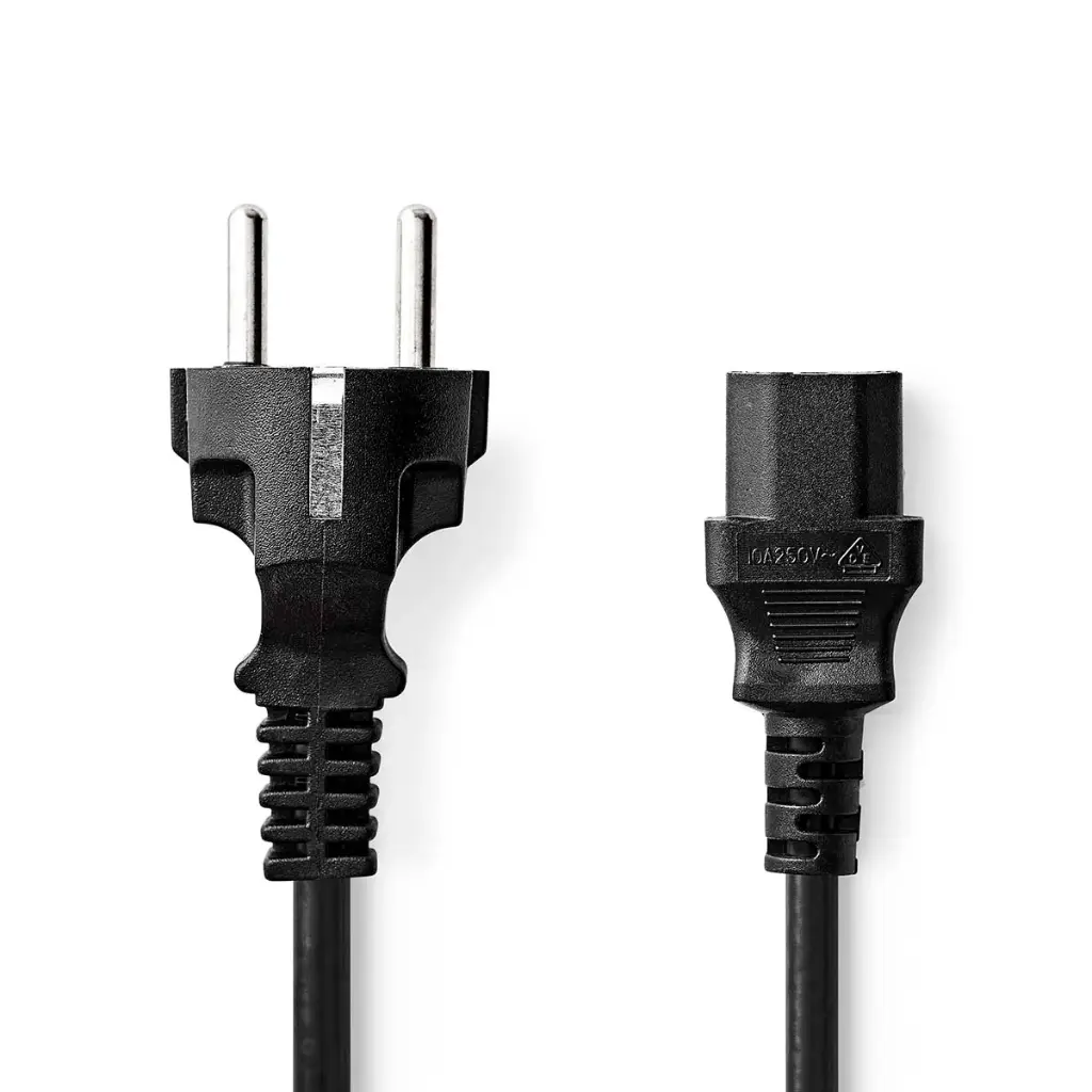 Câble d'alimentation - Schuko 230v M > IEC F - 2m