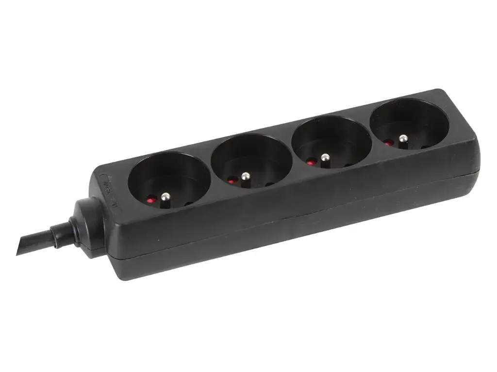 HQ Power - Multiprises 4 prises avec gaine thermorétractile - 5m - 3G2,5