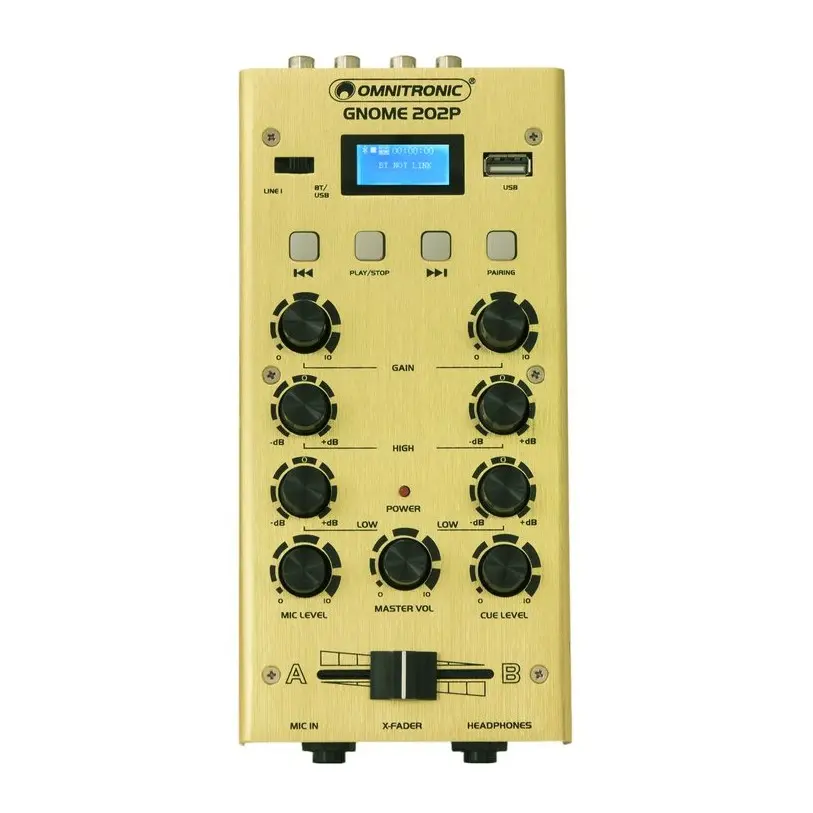 Omnitronic - GNOME-202P Mini Mixer gold
