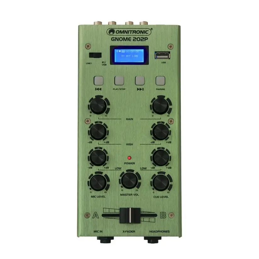 Omnitronic - GNOME-202P Mini Mixer green
