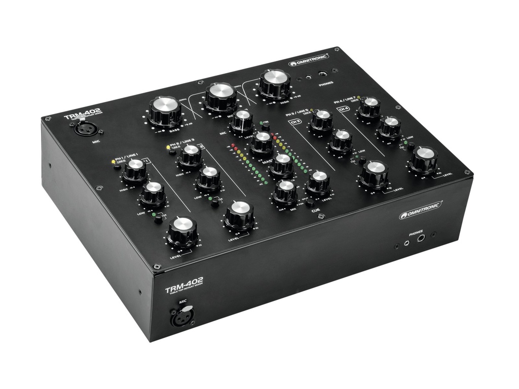 Omnitronic - TRM-402 4-channel Rotary Mixer