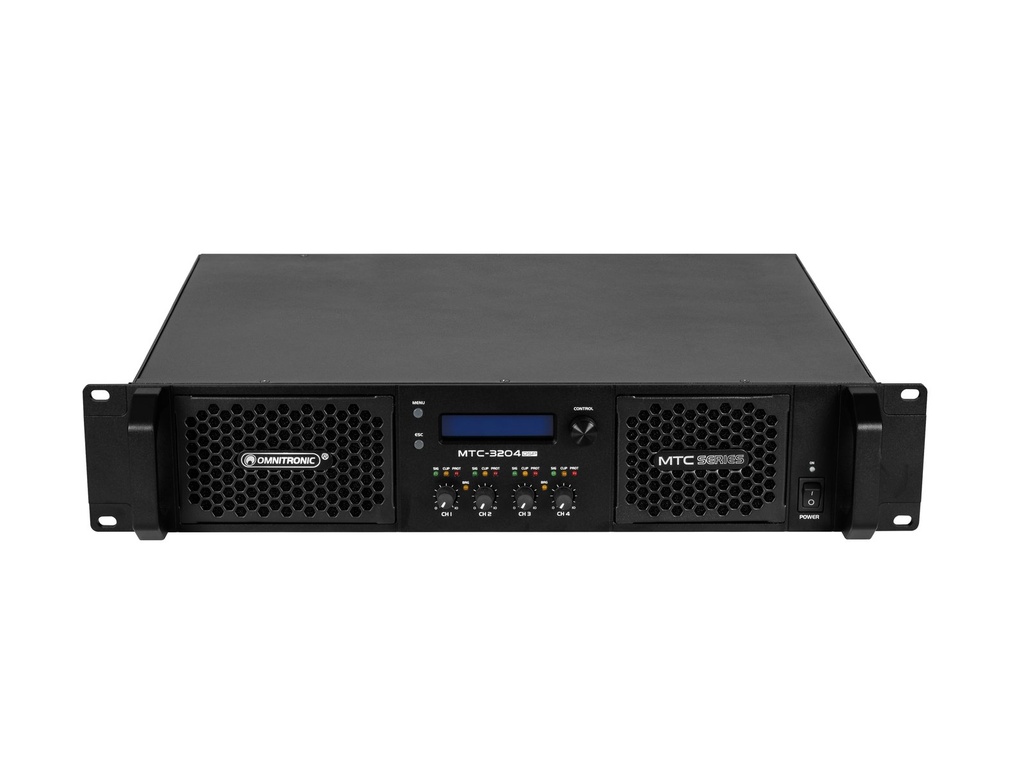 Omnitronic - MTC-3204DSP 4-channel Amplifier with DSP