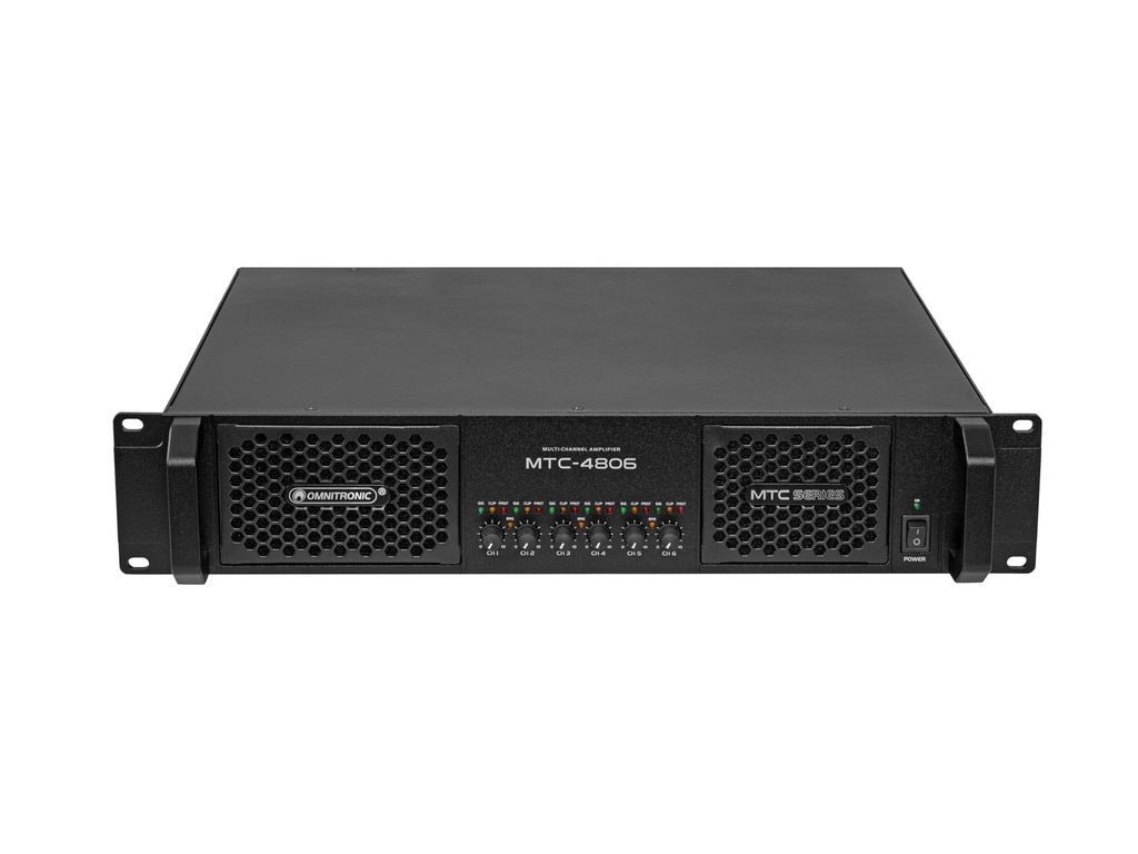 Omnitronic - MTC-4806 6-channel Amplifier