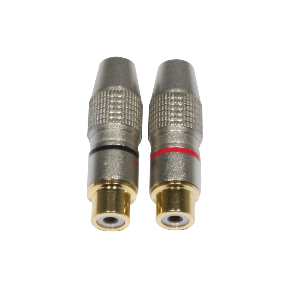 Accu Cable - AC-C-RFG/SET RCA Cinch plug female gold