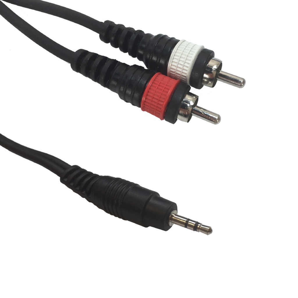 Accu Cable - AC-J3S-2RM/1,5 3,5 Jack St/2x RCA cinch