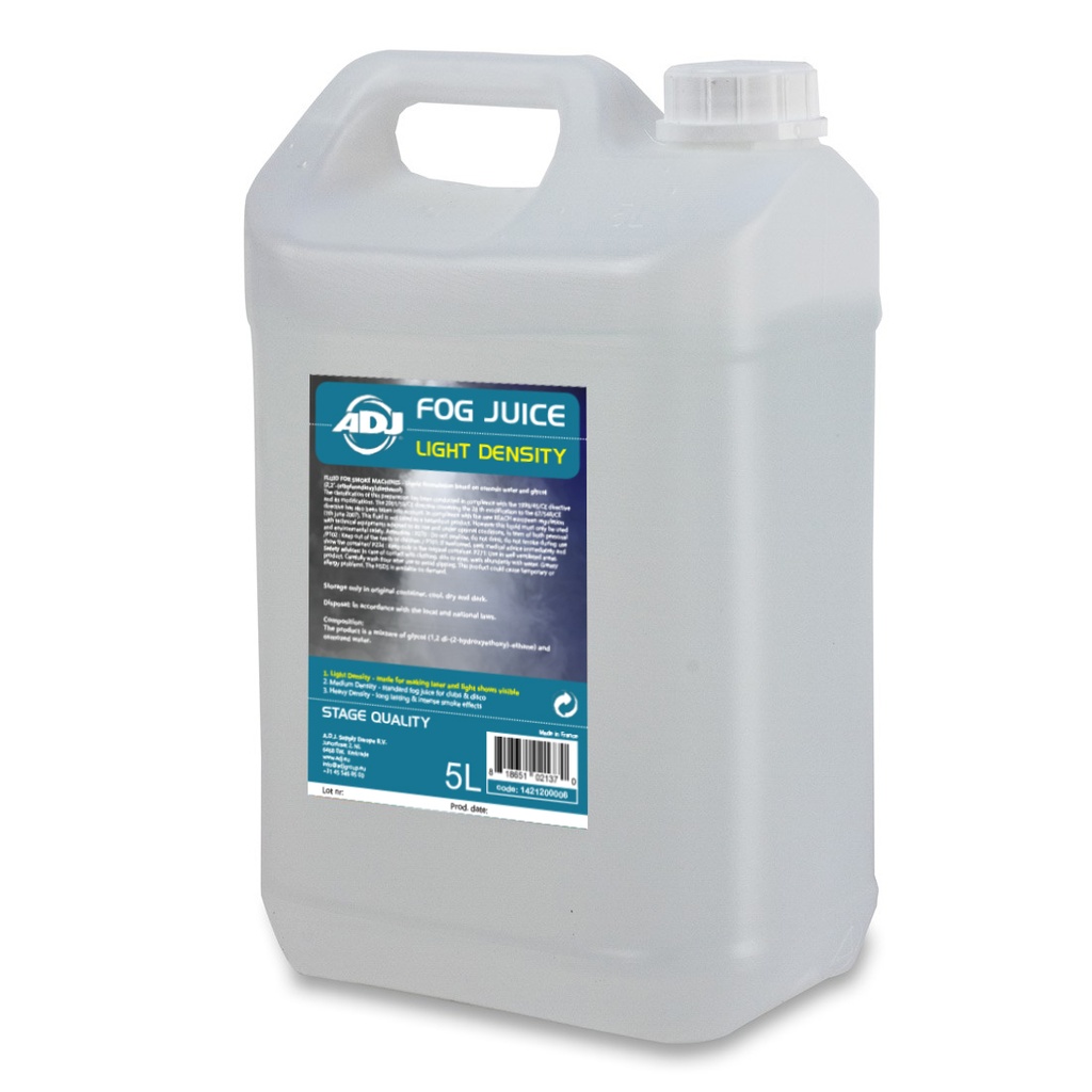 ADJ - Fog juice 1 light --- 5 Liter