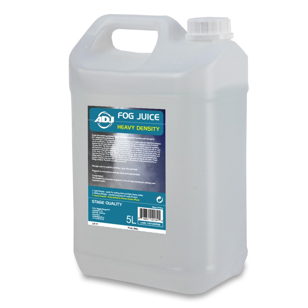 ADJ - Fog juice 3 heavy --- 5 Liter