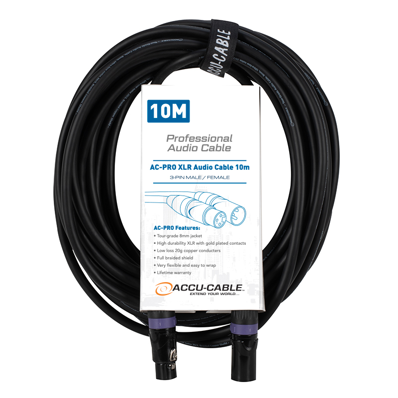 Accu Cable - AC-PRO XLR audio cable 10,0m
