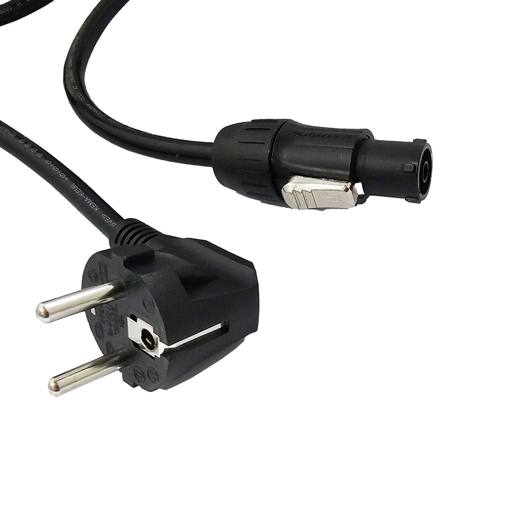 Accu Cable - MPC IP65 Locking Power - CEE 7/7 10m