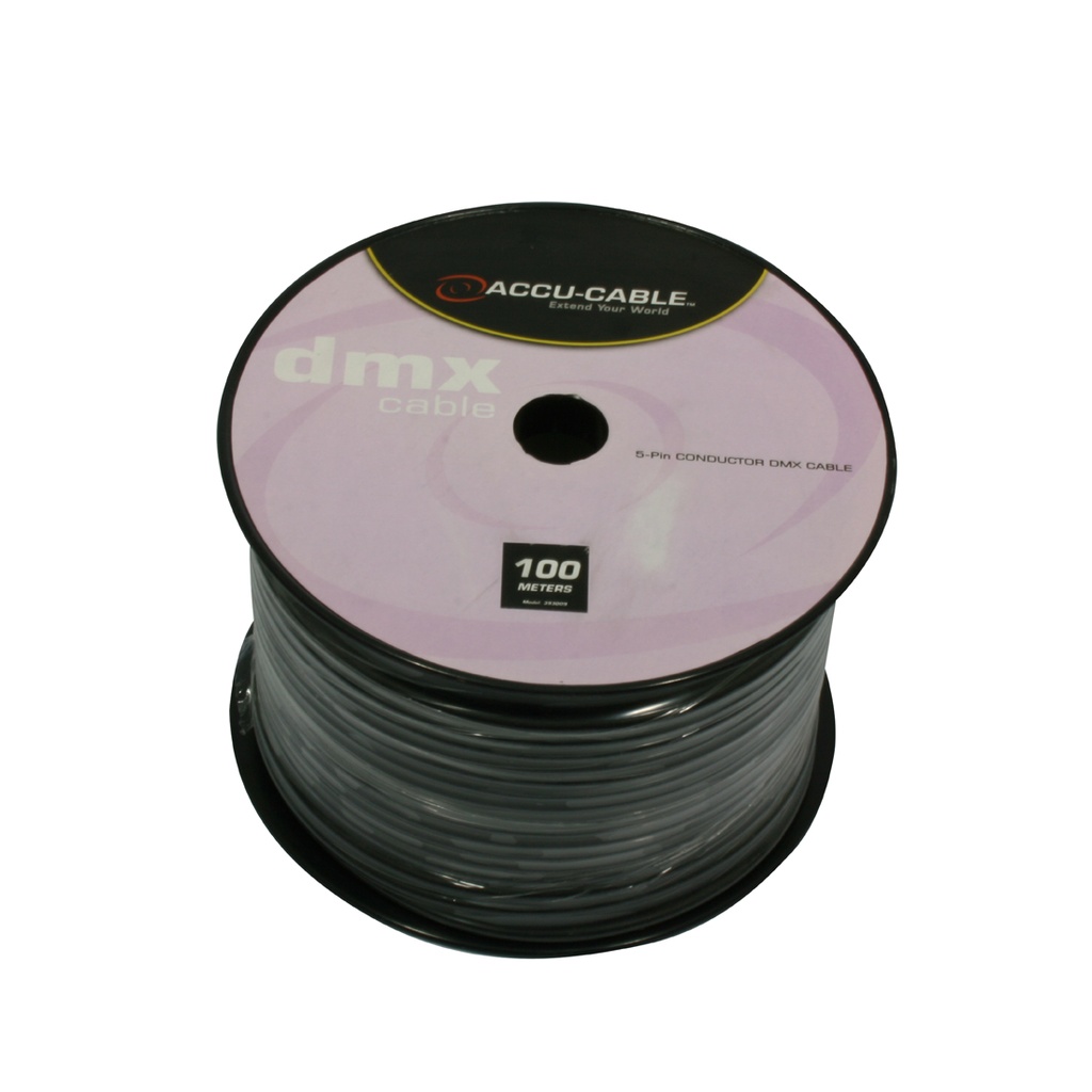 Accu Cable - AC-DMX5/100R DMX cable on Roll 5 100m