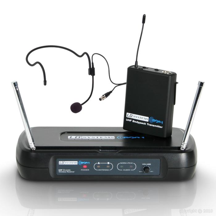 LD Systems - Série ECO 2 - Micro casque - 864,500 MHz