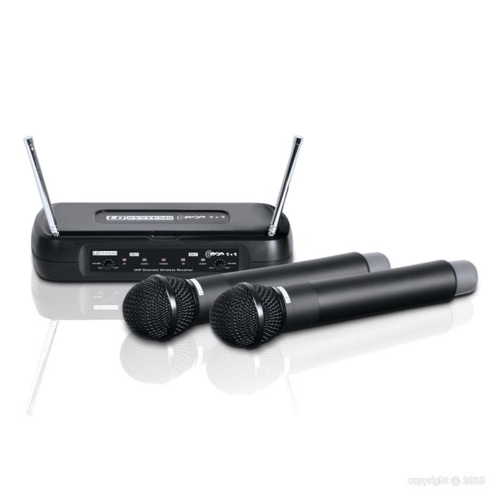 LD Systems - Série ECO 2 - Micro sans fil avec 2x Micro Main - 863,100 / 864,500 MHz