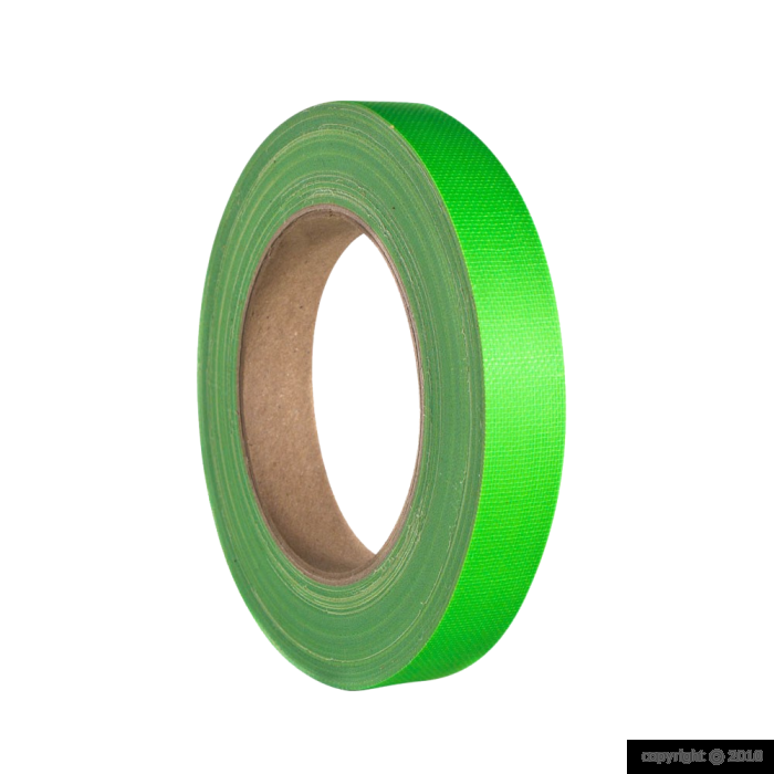 Adam Hall - Gaffa - 19mm x 25m - Vert Fluo