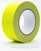 Mega Tape UT-70 - Gaffa - 50mm x 25m - Jaune Fluo