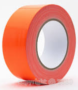 Mega Tape UT-70 - Gaffa - 50mm x 25m - Orange Fluo