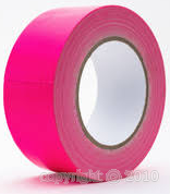 Mega Tape UT-70 - Gaffa - 50mm x 25m - Rose Fluo