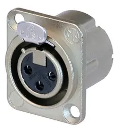 Neutrik - NC-3-FDLX - XLR femelle - chassis - 3 pin