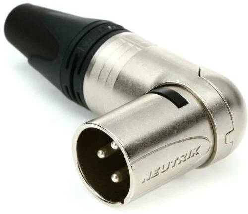 Neutrik - NC3MRX - XLR mâle 3 pin coudé