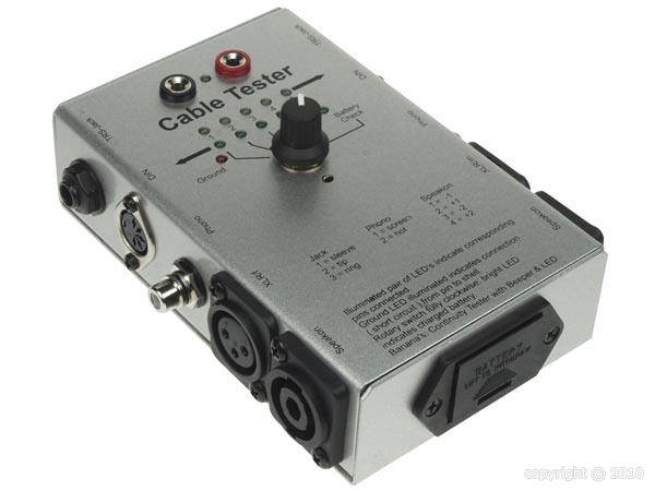 Velleman - Testeur de câble - 6 types de connecteurs