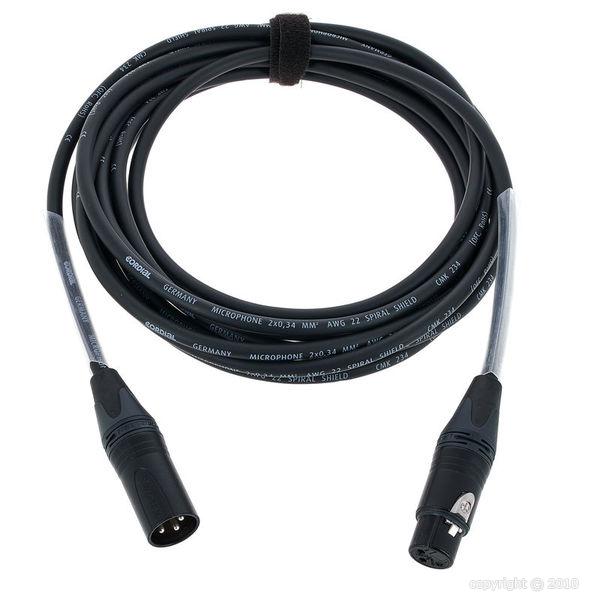 Cordial - CPM3FM - Câble XLR 3pin mâle - XLR 3 pin femelle - 3 m